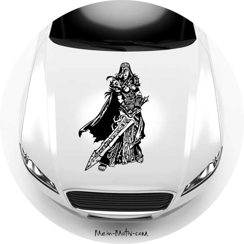Preview: Aufkleber 29021 World of Warcraft - Mensch Todesritter